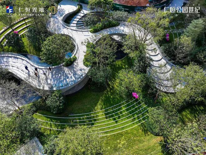 威尼斯深圳仁恒公园世纪三期：园林景观由国际出名景观设想团队TROP设想(图8)
